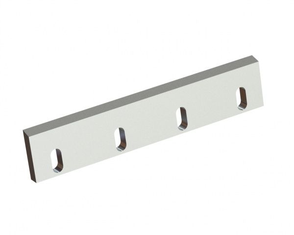 Stator knife 497x100x23 Premium Line, 2xM12 thread, cutting edge 73°, X version 