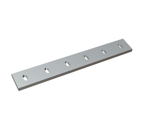 Stator knife 620x90x16, PremiumCut, 6 slotted holes, cutting edge 80°, Y version for Hosokawa Alpine AG 