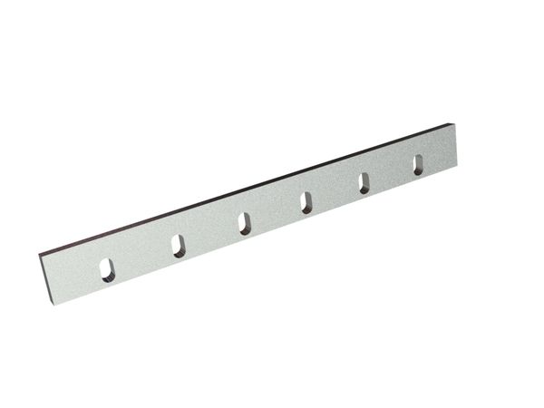 Stator knife 651x69x18, Premium Line, 6 slotted holes, cutting edge 7°, X version for Getecha GmbH 