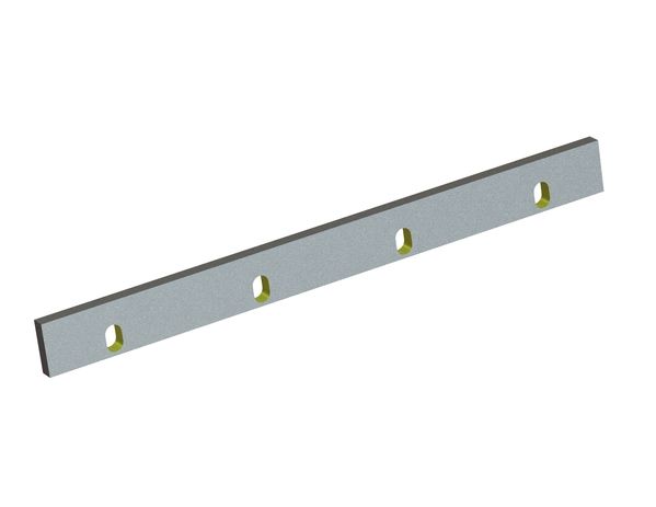Stator knife 790x70x20, Eco Line, 4 slotted holes, X version for Rapid Granulator AB 