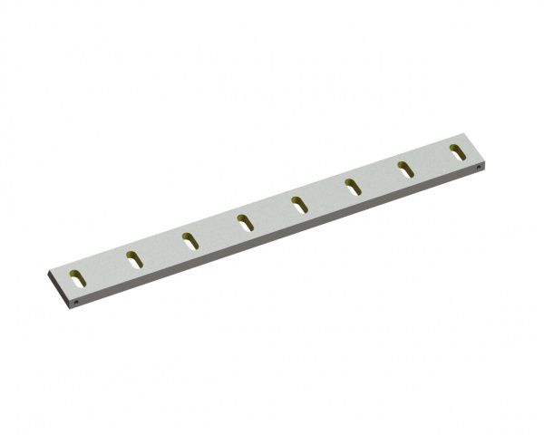 Stator knife 995x100x22 Eco Line 8x long slots, edges 75°, X-version for Herbold Meckesheim GmbH Herbold SML 60/100