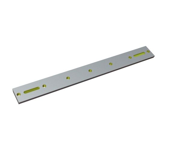 Stator knife 998x110x24 Eco Line, 7 holes, cutting edge 75°, X version for Zeno Zerkleinerungsmaschinen 