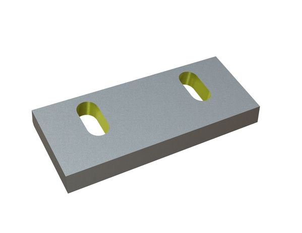 Statormesser 110x47x10, StandardCut, 2 Langlöcher, Schneide 75°, Y-Variante für Heinrich Dreher Maschinenbau 