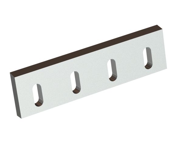 Statormesser 368x100x22 Premium Line, 4 Langlöcher, Schneide 78°, 3xM10, X-Variante für Tria 