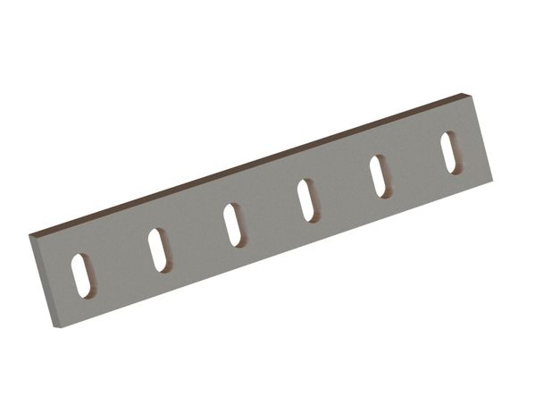 Statormesser 412x78x17, Premium Line, 6 Langlöcher, Schneide 81°, 2xM8, X-Variante 