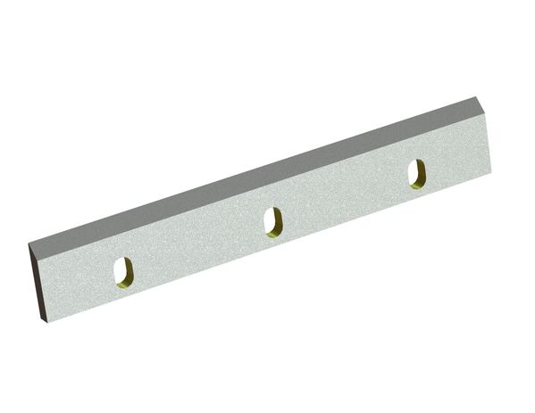 Statormesser 454x72x14, Eco Line, 3 Langlöcher, Schneide 45°/30°, W9-Variante für Rapid Granulator AB 