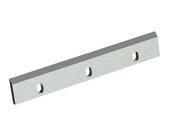 Statormesser 454x72x14, Premium Line, 3 Langlöcher, Schneide 45°/30°, W1-Variante für Rapid Granulator AB 