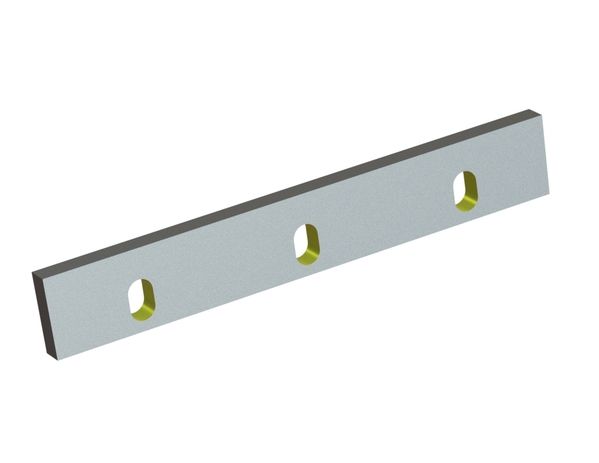Statormesser 460x70x20, Eco Line, 3 Langlöcher, Schneide 90°, X-Variante für Rapid Granulator AB 