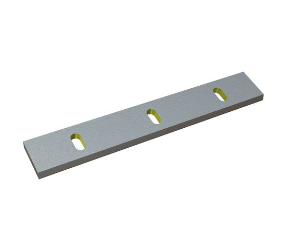 Statormesser 468x73x14, Eco Line, 3 Langlöcher, Schneide 2x90°/75°, X-Variante für Rapid Granulator AB 