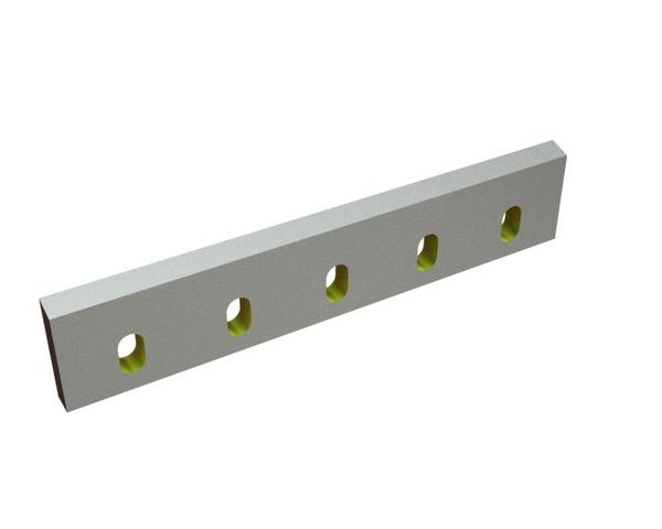 Statormesser 498x100x22, Eco Line, 5 Langlöcher, Schneide 75°, 2xM12 Gewinde, X-Variante für Herbold Meckesheim GmbH Herbold SM 56/100