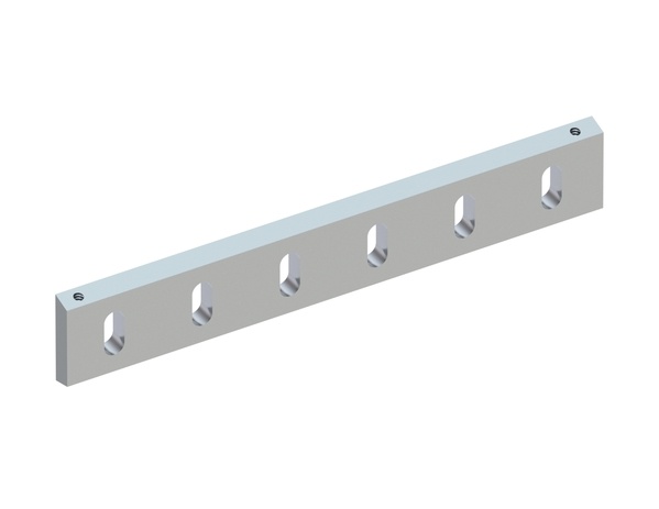 Statormesser 589x100x22, Premium Line, 6 Langlöcher, Schneide 75°, X-Variante für Herbold Meckesheim GmbH Herbold SMS 80/120