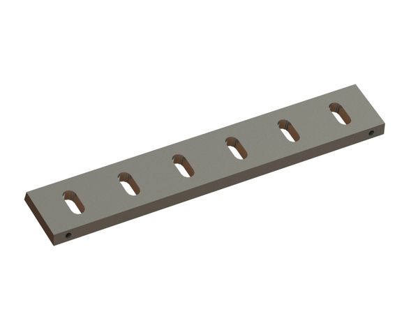 Statormesser 595x100x22, PremiumCut, 6 Langlöcher, Schneide 80°, 4xM12 Gewinde für Herbold Meckesheim GmbH 