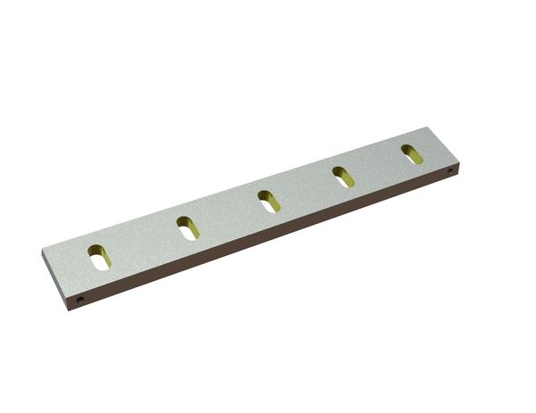 Statormesser 646x100x22, Eco Line, 5 Langlöcher, 4x M12 Gewinde, Schneide 75° für Zerma | AMIS 