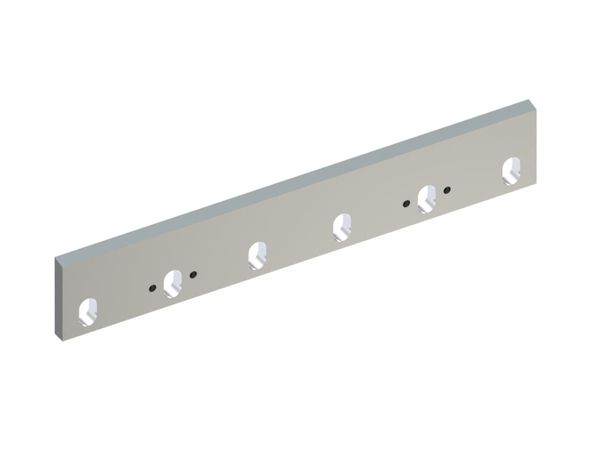 Statormesser 700x120x20, Premium Line, 6 Langlöcher, Schneide 79°, 4xM10, X-Variante 
