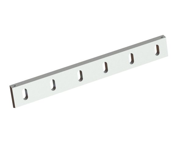 Statormesser 748x100x22, Premium Line, 6 Langlöcher, Schneide 75°, X-Variante für Herbold Meckesheim GmbH 