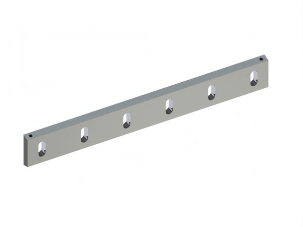 Statormesser 750x100x22, Premium Line, 6 Langlöcher, Schneide 75°, Y-Variante für Herbold Meckesheim GmbH 