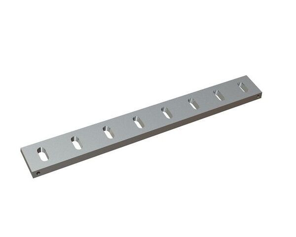 Statormesser 795x100x22, Premium Line, 8 Langlöcher, Schneide 75°, Y-Variante für Herbold Meckesheim GmbH 