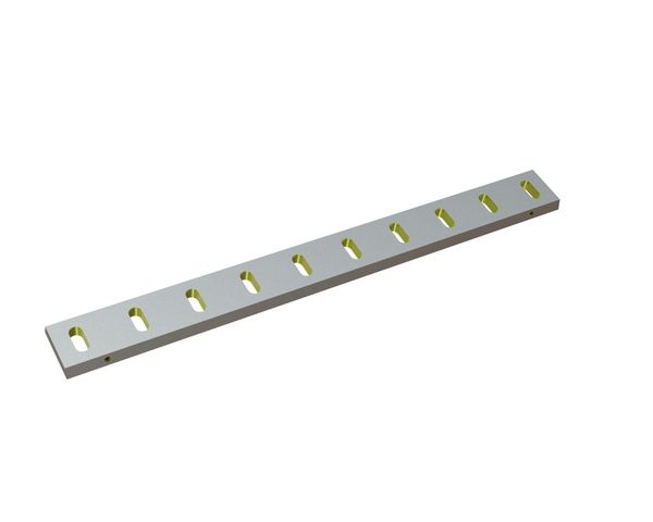Statormesser 978x100x22, Eco Line, 10 Langlöcher, Schneide 75°, X-Variante für Able Maschinenvertriebs GmbH 