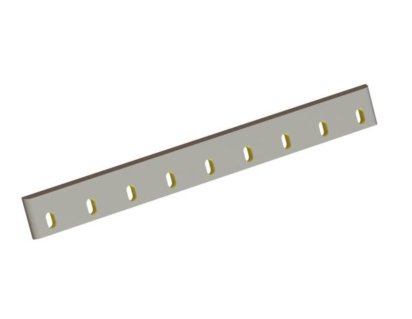 Statormesser 978x105x24, Eco Line, 9 Langlöcher 40x14, Schneide 75°, X-Variante für Herbold Meckesheim GmbH 