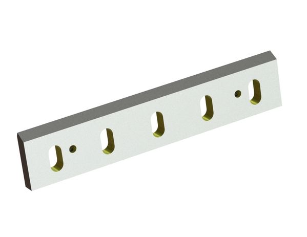 Statormesser unten 476x96x23 Eco Line, Schneide 4x30° (vorne)/60°, 5 asymmetrische Langlöcher 23x45 für Cumberland 