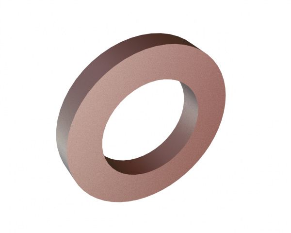 Steel washer for static knife Ø 35/21x5 for Eldan Recycling Eldan Super Chopper SC 1412