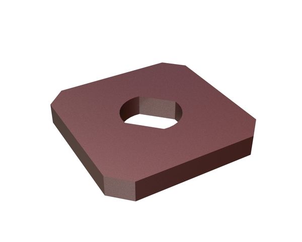 Support 110x110x15 Hardox pour Vecoplan Vecoplan VEZ