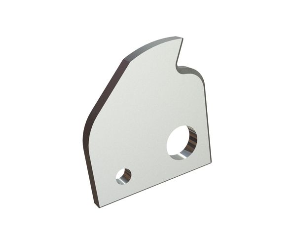 Support de cisaille 58x55x6, filetage M8, version X pour HSM GmbH + Co. KG 