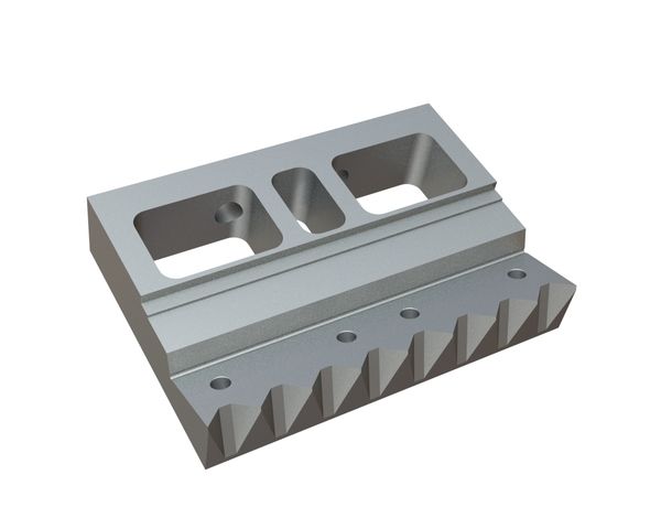 Support de contre-couteau 370x260x72, version 40 pour BHS-Sonthofen GmbH 