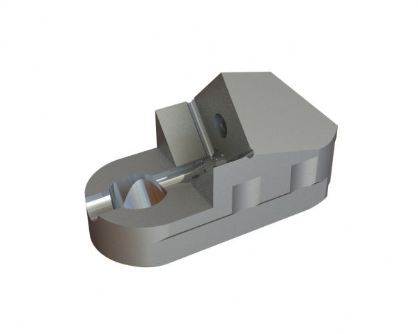 Support de lame rotor 142x85x61 Monofixsystem pour Lindner Recyclingtech Lindner Universo