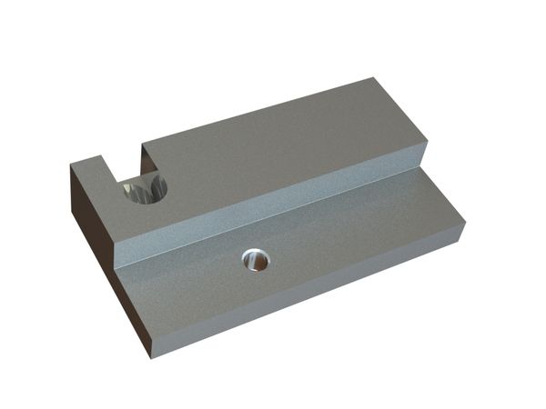 Support droit 165x90x33, lumière 20x25, soudable pour Vecoplan Vecoplan VAZ 160/200