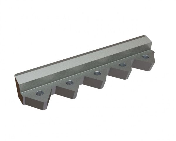 Supporto coltello rotore 399x94x70, per uso con coltelli rotore t=25mm per Eldan Recycling Eldan MPR 200 HD