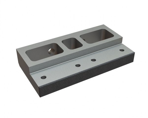 Supporto controcoltello 390x205x72, rinforzata per Amni Maschinenbau GmbH 