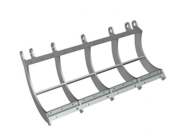 Supporto vaglio 2114x1125x505, versione sistema cambio rapido per Lindner Recyclingtech Lindner Jupiter