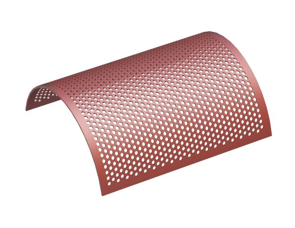 Tamis 505 large, épaisseur plateau perforé t=5 perforation Ø10, entretoise 5, Hardox pour Heinrich Dreher Maschinenbau 