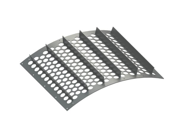 Tamiz de tambor SUTCO, protección de enrollamiento RV70T85, acero estructural, ancho 1240 