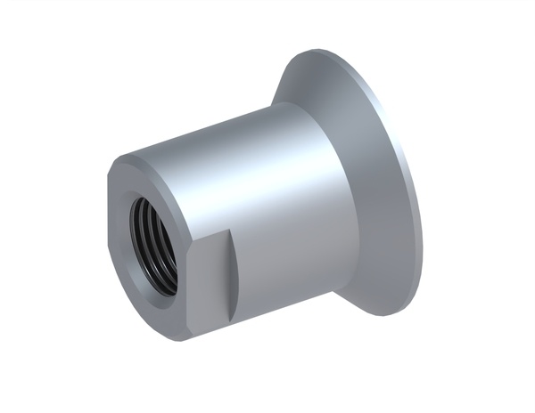 Threaded bushing Ø56/Ø40x48, M24 thread for Vecoplan Vecoplan VEZ