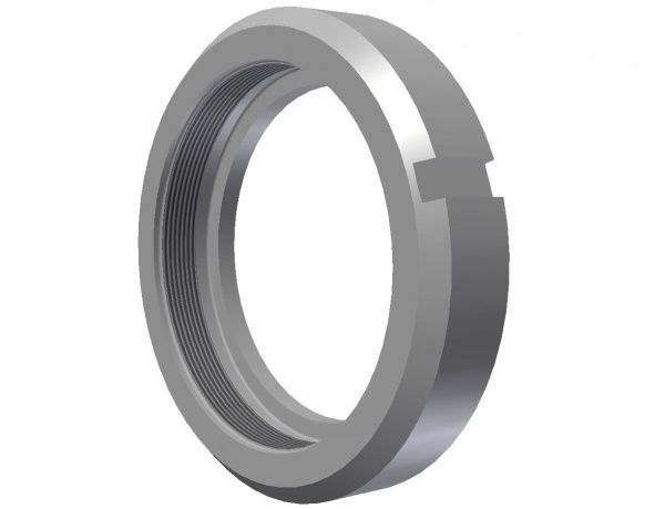 Threaded sleeve M135x2 (fixed bearing side), DIN 981 / ISO 2982-1 for Vecoplan VNZ 210