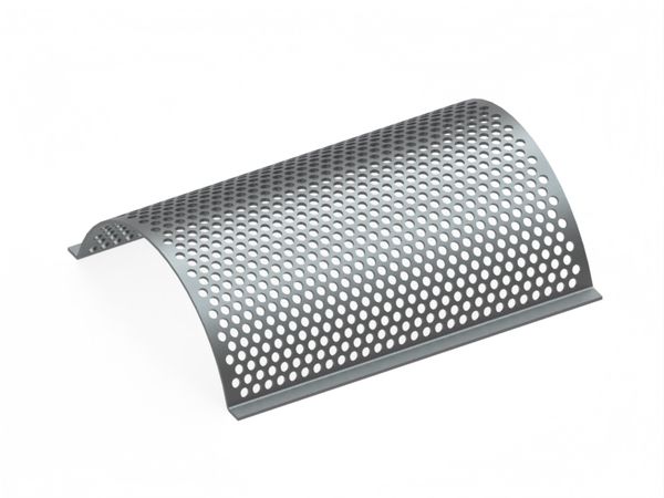 Tôle de criblage, largeur 420, épaisseur t=4, perforation Ø10, ligament 4 pour Hosokawa Alpine AG 