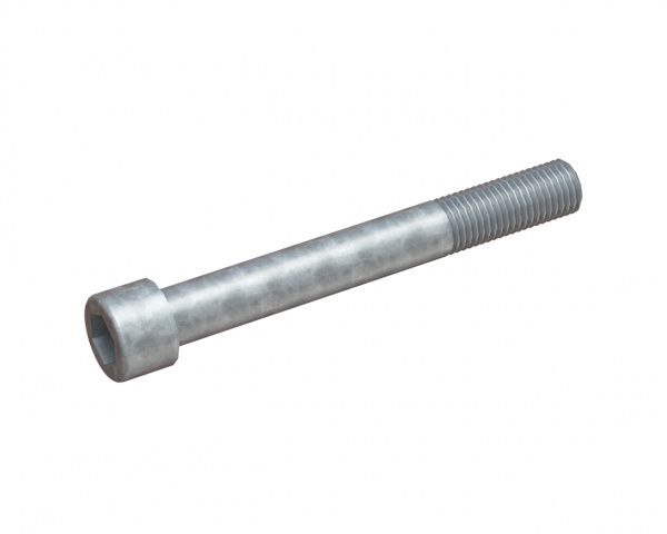 Tornillo hexagonal M20x160 8.8 DIN 912/ISO 4762, galvanizado para Vecoplan Vecoplan VAZ 2500