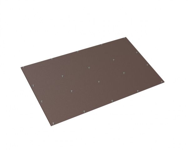 Verschleißblech mitte 20 Senkkopfbohrungen, Hardox für Austropressen | Roither Maschinenbau GmbH 