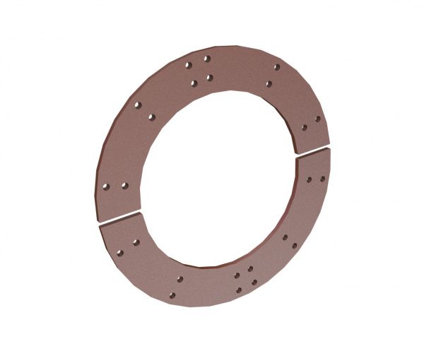 Verschleißring 2-tlg. Rotorgehäuse Ø800x18 Hardox für MeWa | Ehehalt | Andritz MeWa | THM Recycling 