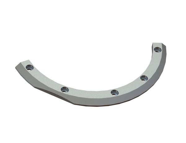 Verschleissring Ø380xØ312x15 5 Senkbohrungen für Weima Maschinenbau GmbH Weima WLK 1500