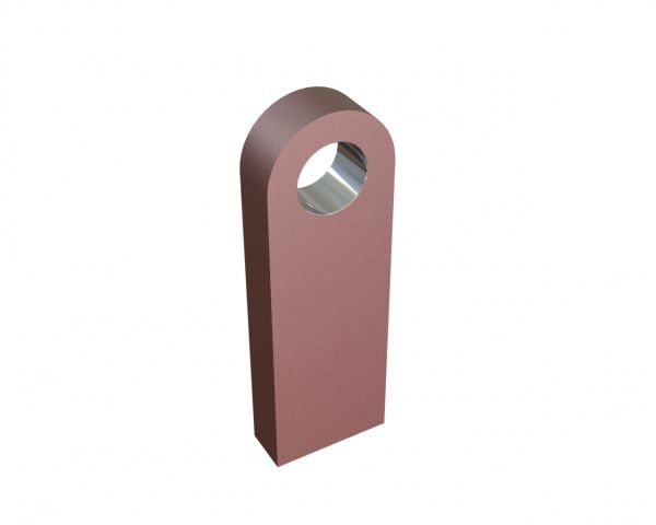 Vibrer de marteaux 330x110x45 Hardox perçage Ø60 pour Hammel Recyclingtechnik GmbH 