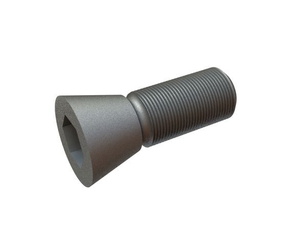 Vis fraisée M10x30 classe 12.9, largeur sur plats 8, acier brut 