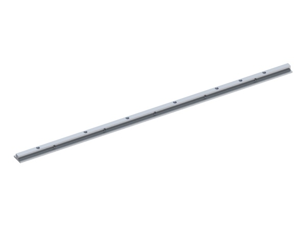 Wear plate 975x39x22, 5 holes Ø10, 7xM12 thread for Hosokawa Alpine AG 