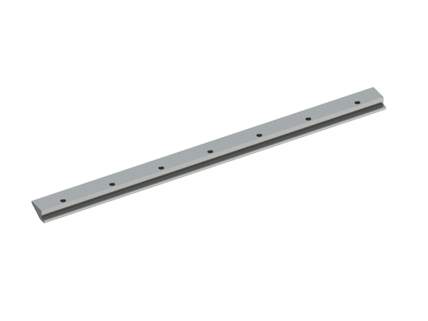 Wear plate 976x63x30, 7xØ13.5 with flat countersink Ø20 for Hosokawa Alpine AG 
