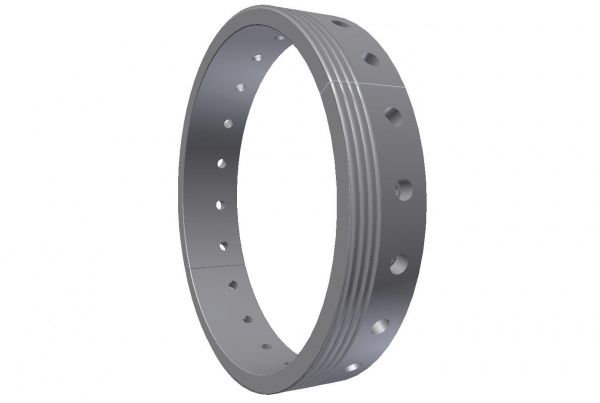 Wear ring 2-parts rotor right for Vecoplan LLC (Retech) 