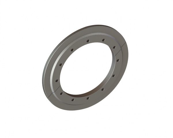 Wear ring left, 2-part Ø598x36 for rotor sealing, version 40 for Vecoplan LLC (Retech) Vecoplan VAZ 160/200