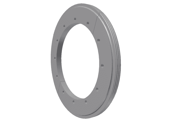 Wear ring left 2-parts for Vecoplan LLC (Retech) Vecoplan VVZ 190 Taifun