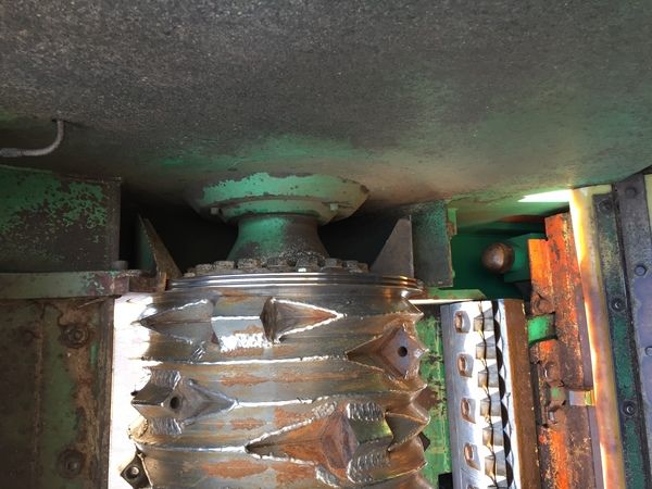 Wear ring, left, 2-piece Ø598x36, for rotor sealing, version 60 for Vecoplan LLC (Retech) Vecoplan VAZ 160/200